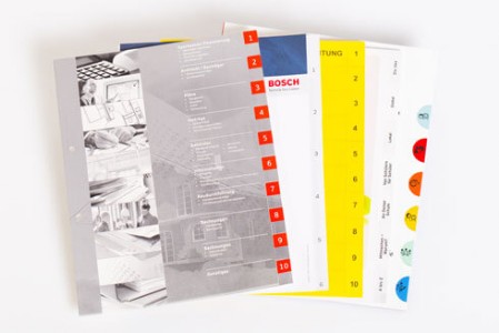 Register bedrucken Sonderanfertigung - DUO Produktion