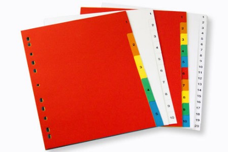 Zahlenregister farbig - DUO Produktion