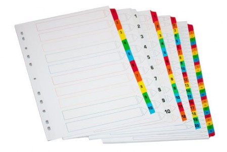 Zahlenregister Mylar - DUO Produktion