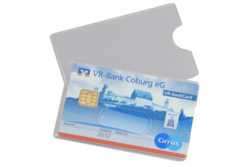 Kreditkarten- und Scheckkartenhüllen aus Kunststoff-Hartfolie - DUO Produktio