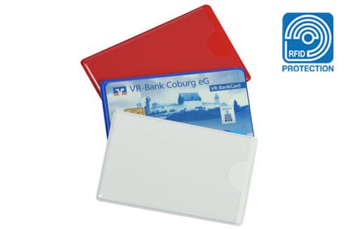 Schutzhüllen Scheckkarten - farbig - mit RFID Schutz - DUO Produktion